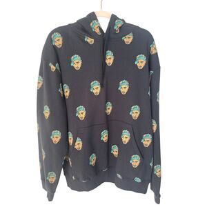 Cross Colours Tupac Shakur Graphic Hoodie NWOT Size Large